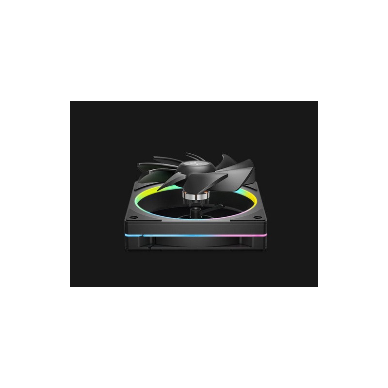 Vodno hlajenje DeepCool LM240, 240mm, LCD, ARGB, črn