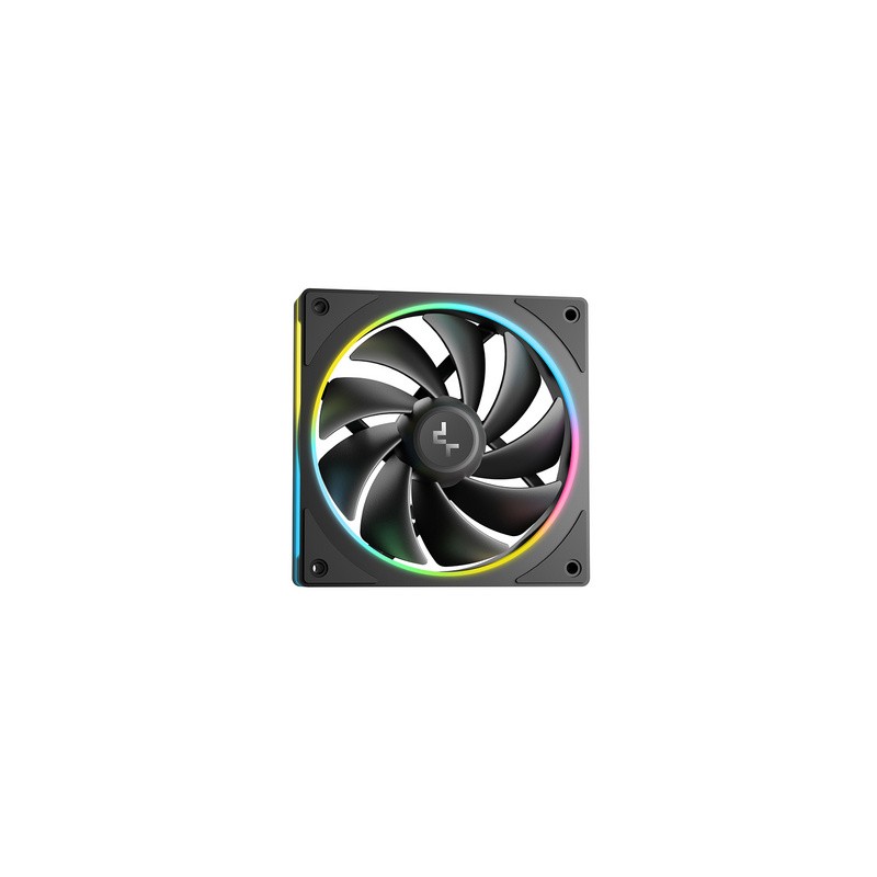 Vodno hlajenje DeepCool LM240, 240mm, LCD, ARGB, črn