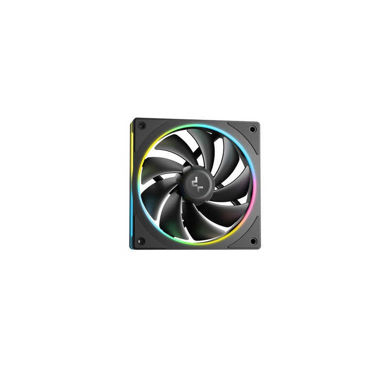 Vodno hlajenje DeepCool LM360, 360mm, LCD, ARGB, črn