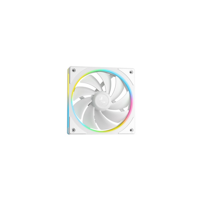Vodno hlajenje DeepCool LM360 WH, 360mm, LCD, ARGB, bel
