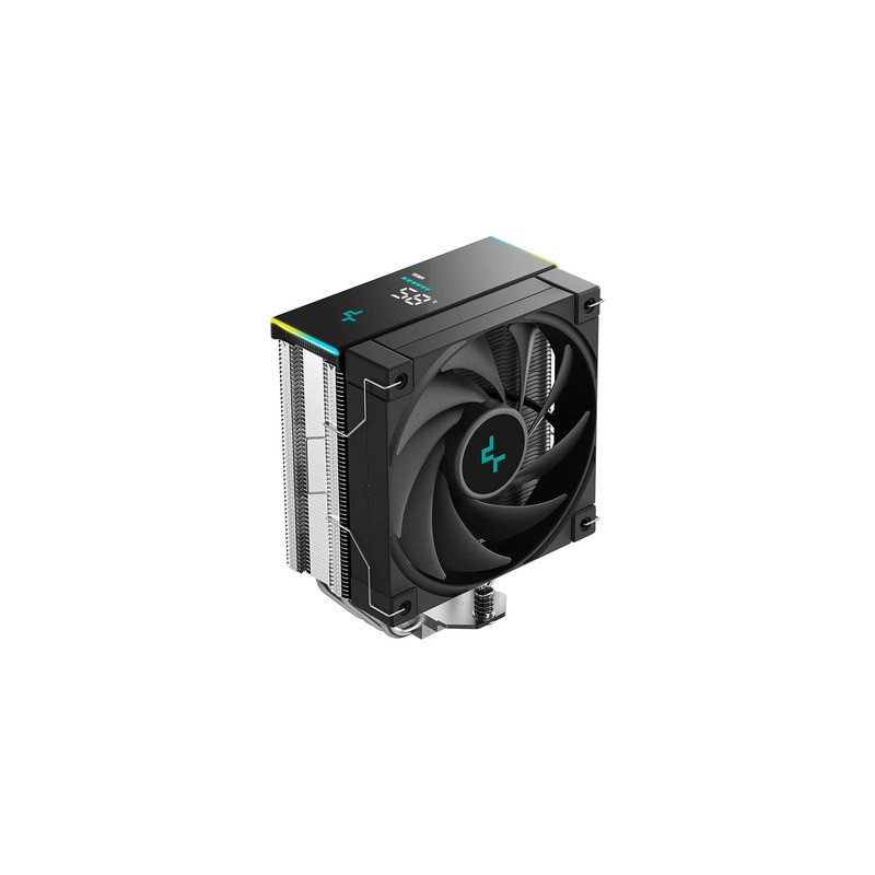 Hladilnik za procesor DeepCool AK400 DIGITAL SE, 120mm, ARGB, LCD, črn