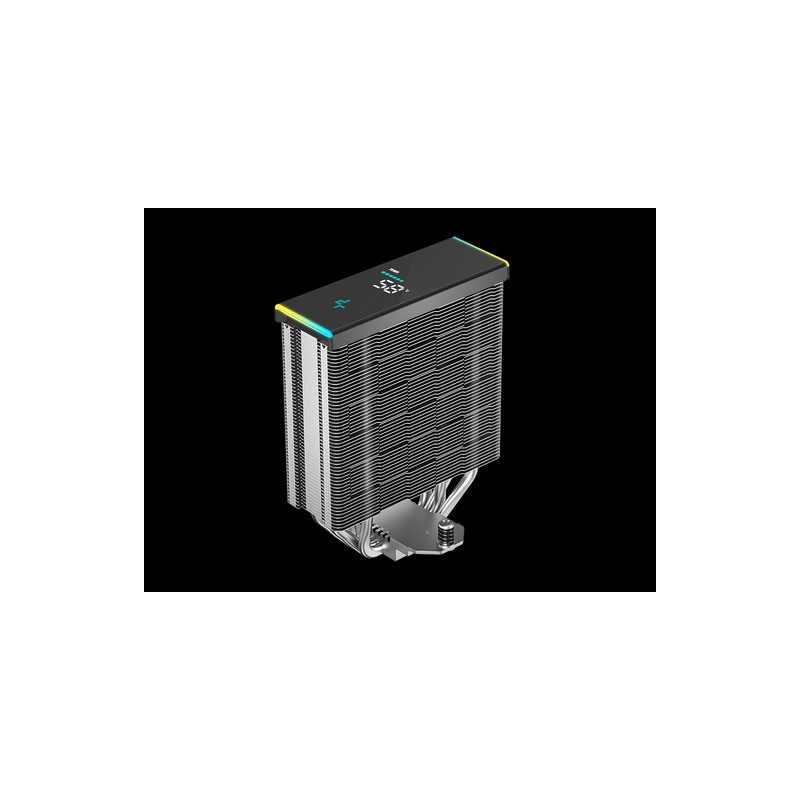 Hladilnik za procesor DeepCool AK400 DIGITAL SE, 120mm, ARGB, LCD, črn