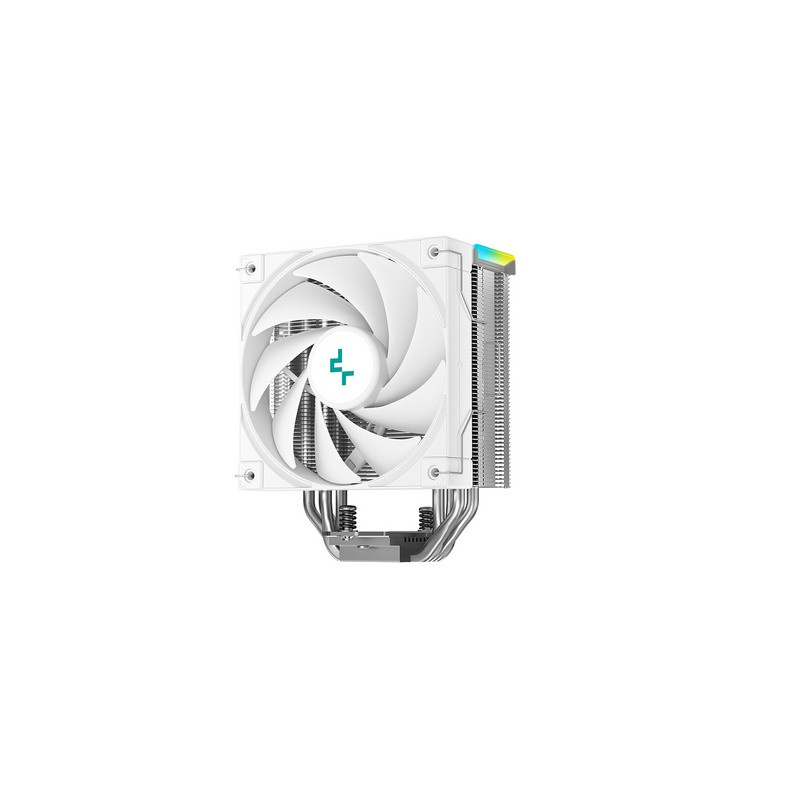 Hladilnik za procesor DeepCool AK400 DIGITAL SE WH, 120mm, ARGB, LCD, bel