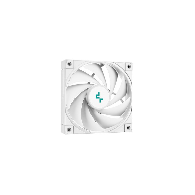 Hladilnik za procesor DeepCool AK400 DIGITAL SE WH, 120mm, ARGB, LCD, bel