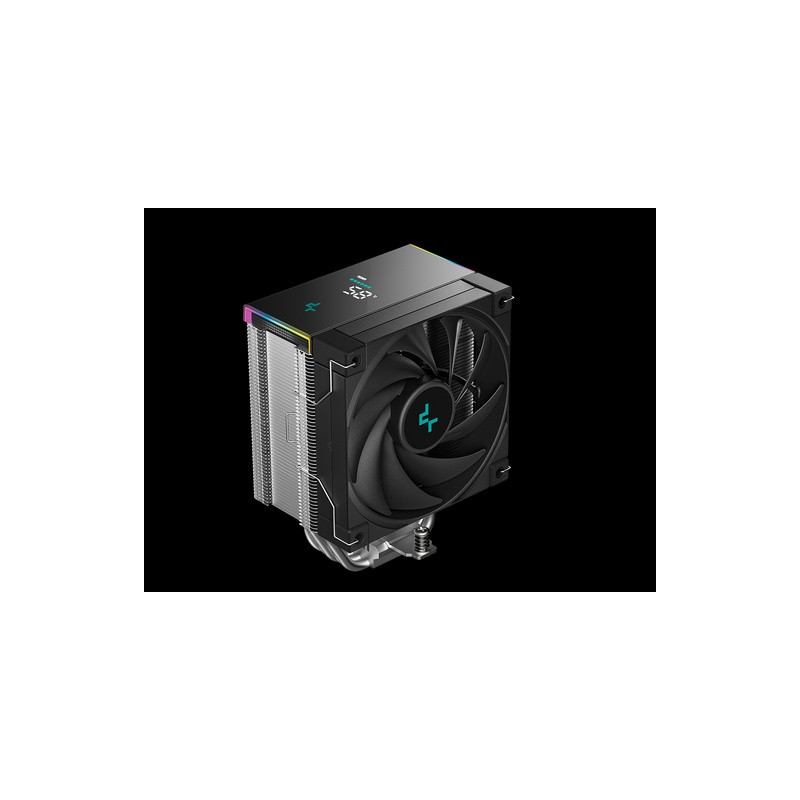 Hladilnik za procesor DeepCool AK500S DIGITAL SE, 120mm, ARGB, LCD, črn