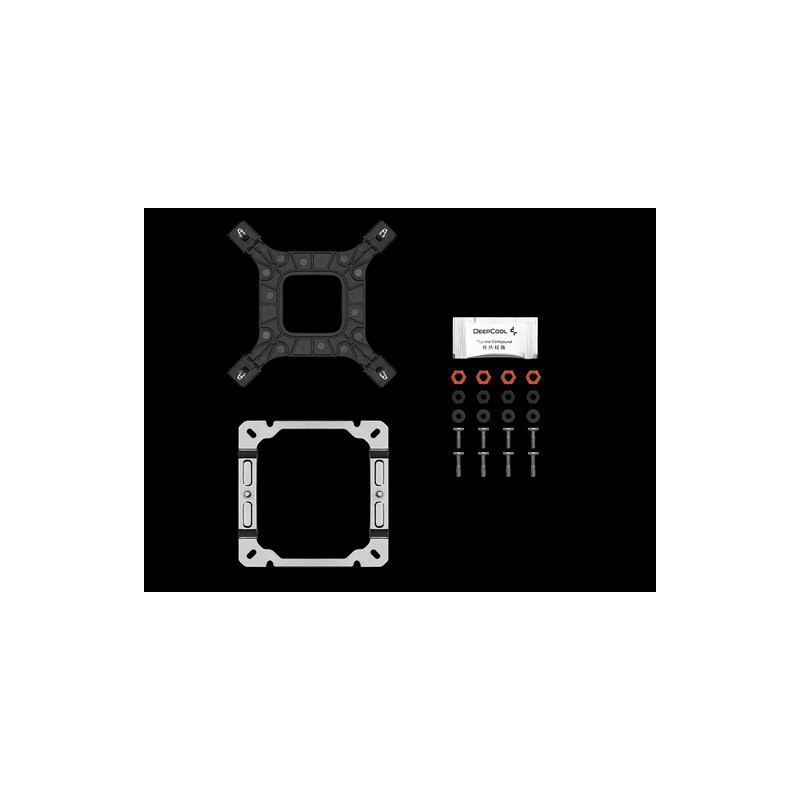 Hladilnik za procesor DeepCool AK500S DIGITAL SE, 120mm, ARGB, LCD, črn