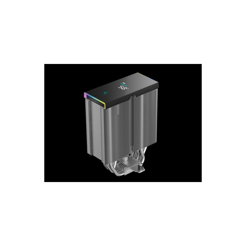 Hladilnik za procesor DeepCool AK500S DIGITAL SE, 120mm, ARGB, LCD, črn