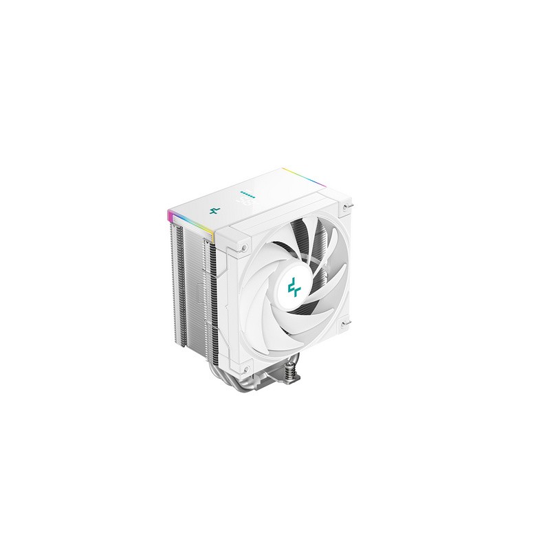 Hladilnik za procesor DeepCool AK500S DIGITAL SE WH, 120mm, ARGB, LCD, bel