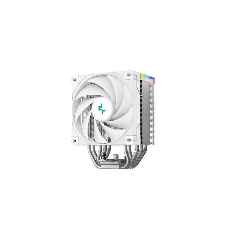 Hladilnik za procesor DeepCool AK500S DIGITAL SE WH, 120mm, ARGB, LCD, bel