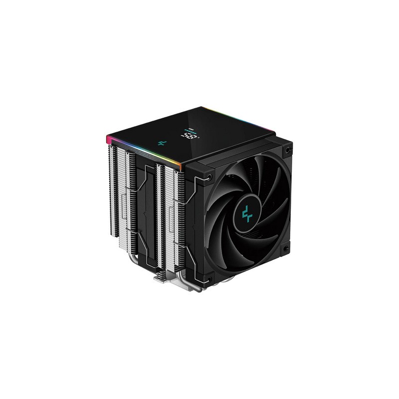Hladilnik za procesor DeepCool AK620 DIGITAL SE, 2x120mm, ARGB, LCD, črn