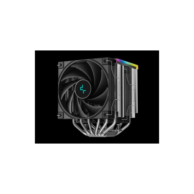Hladilnik za procesor DeepCool AK620 DIGITAL SE, 2x120mm, ARGB, LCD, črn