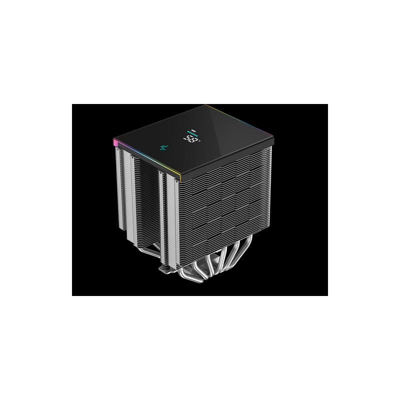 Hladilnik za procesor DeepCool AK620 DIGITAL SE, 2x120mm, ARGB, LCD, črn