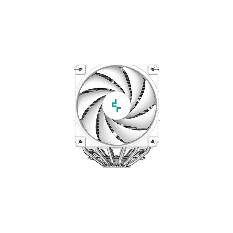 Hladilnik za procesor DeepCool AK620 DIGITAL SE WH, 2x120mm, ARGB, LCD, bel
