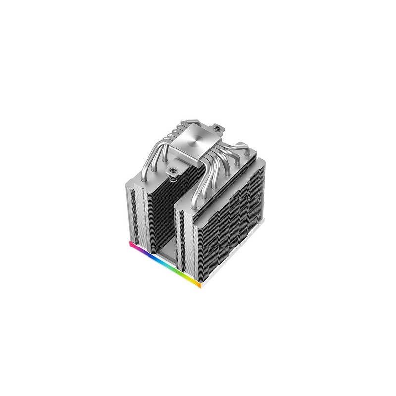 Hladilnik za procesor DeepCool AK620 DIGITAL SE WH, 2x120mm, ARGB, LCD, bel