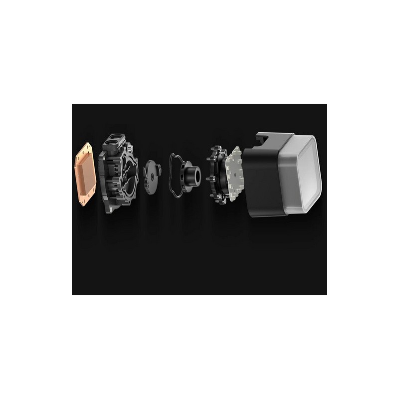 Vodno hlajenje Liquid Cooler DeepCool LQ360 ULTRA, 360mm, LCD, ARGB, črn