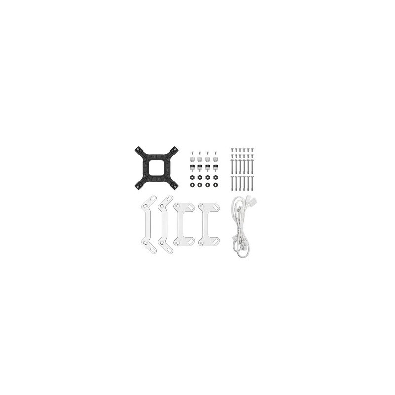 Vodno hlajenje Liquid Cooler DeepCool LQ360 ULTRA, 360mm, LCD, ARGB, bel