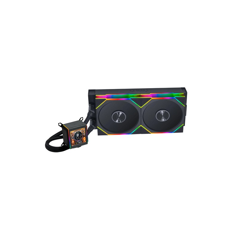 Vodno hlajenje Lian Li GALAHAD II LCD 280 TL Wireless, ARGB, črno