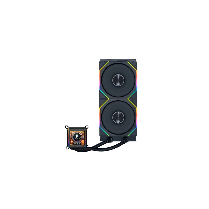 Vodno hlajenje Lian Li GALAHAD II LCD 280 TL Wireless, ARGB, črno
