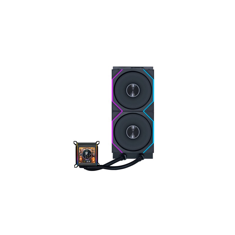 Vodno hlajenje Lian Li GALAHAD II LCD 280 TL Wireless, ARGB, črno