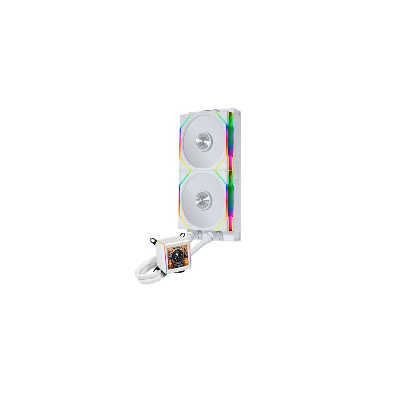 Vodno hlajenje Lian Li GALAHAD II LCD 280 TL Wireless, ARGB, belo