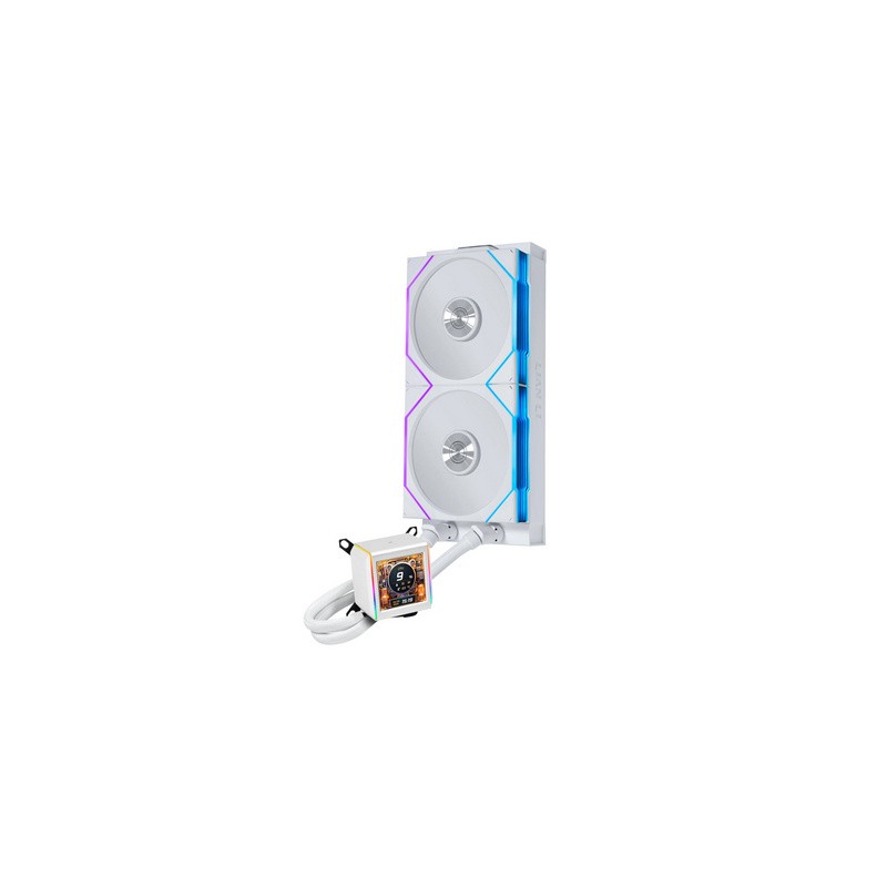 Vodno hlajenje Lian Li GALAHAD II LCD 280 TL Wireless, ARGB, belo