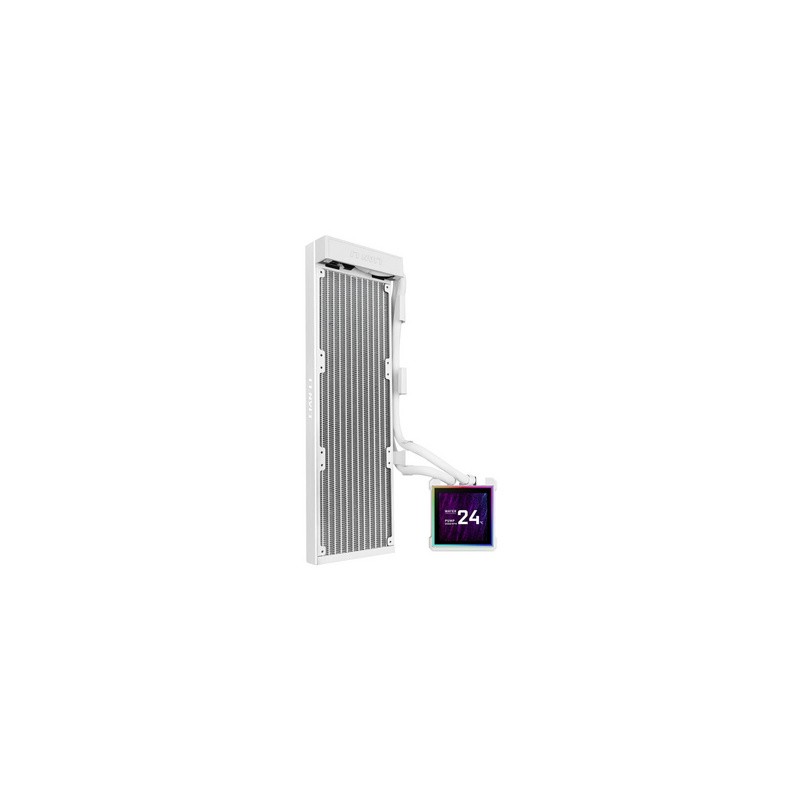 Vodno hlajenje Lian Li HydroShift II LCD-S 360N Fanless, belo