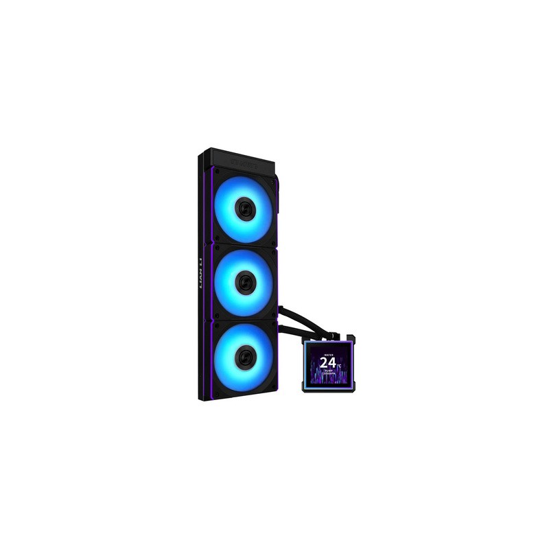 Vodno hlajenje Lian Li HydroShift II LCD-S 360CL, ARGB, črno