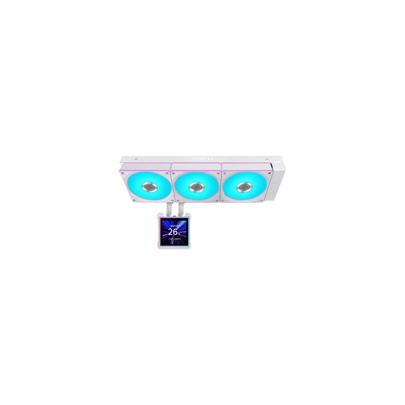 Vodno hlajenje Lian Li HydroShift II LCD-S 360CL, ARGB, belo