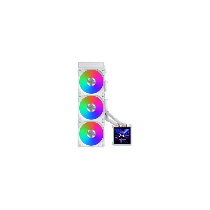 Vodno hlajenje Lian Li HydroShift II LCD-S 360CL, ARGB, belo