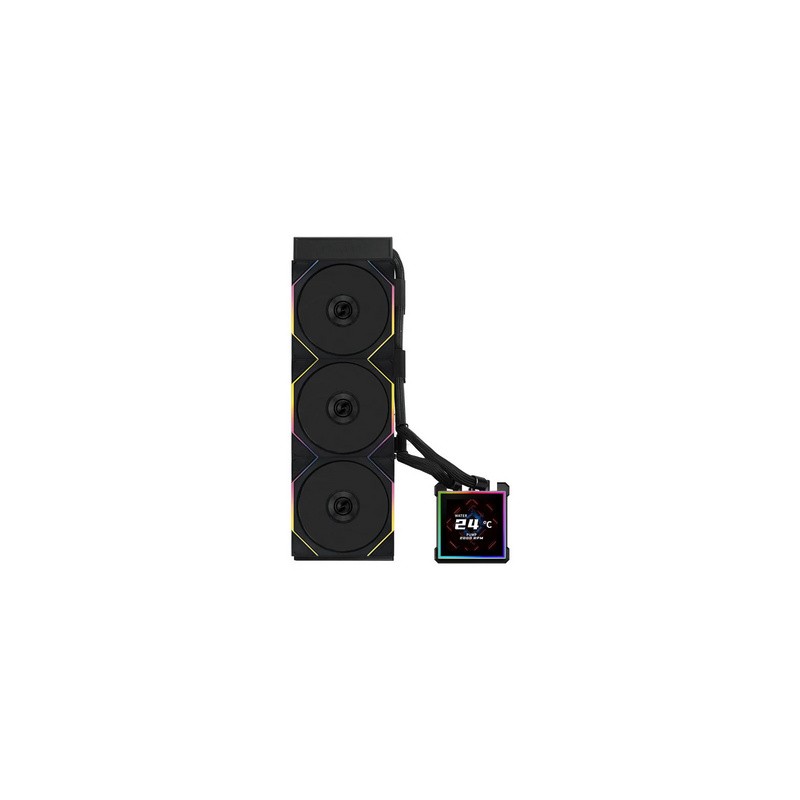 Vodno hlajenje Lian Li HydroShift II LCD-S 360TL, ARGB, črno