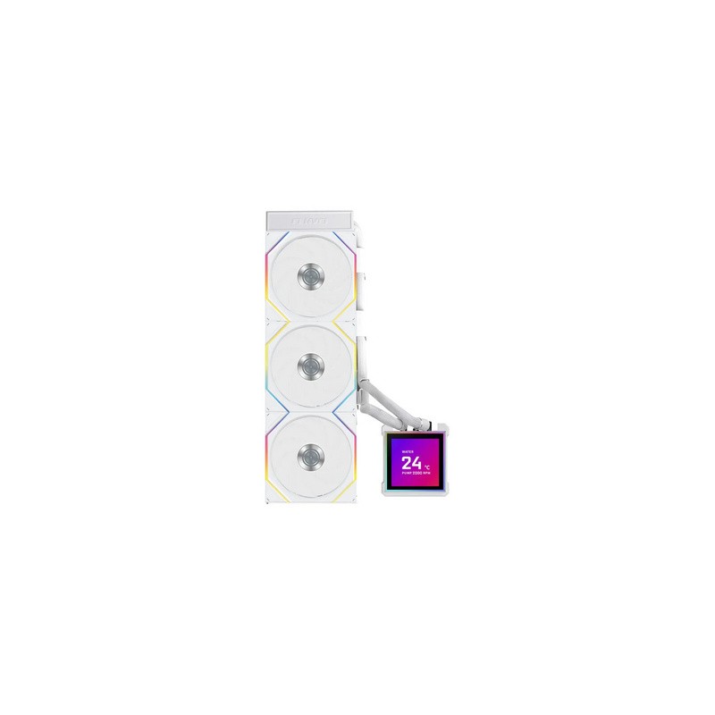 Vodno hlajenje Lian Li HydroShift II LCD-S 360TL, ARGB, belo