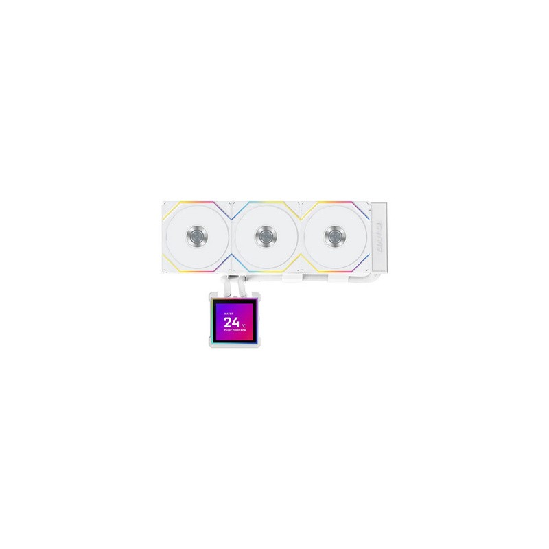 Vodno hlajenje Lian Li HydroShift II LCD-S 360TL, ARGB, belo