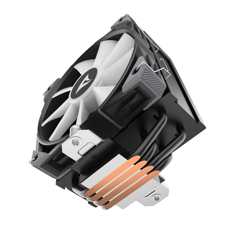 Hladilnik za procesor Sharkoon A40 RGB, 120mm, PWM, črn