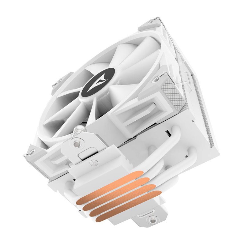 Hladilnik za procesor Sharkoon A40 RGB, 120mm, PWM, bel