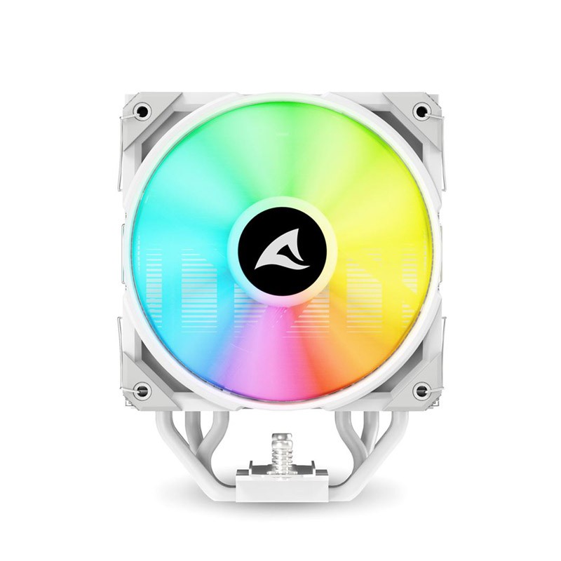 Hladilnik za procesor Sharkoon A50 RGB, 120mm, PWM, bel