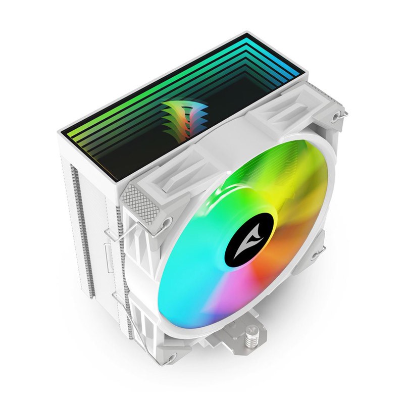 Hladilnik za procesor Sharkoon A50 RGB, 120mm, PWM, bel