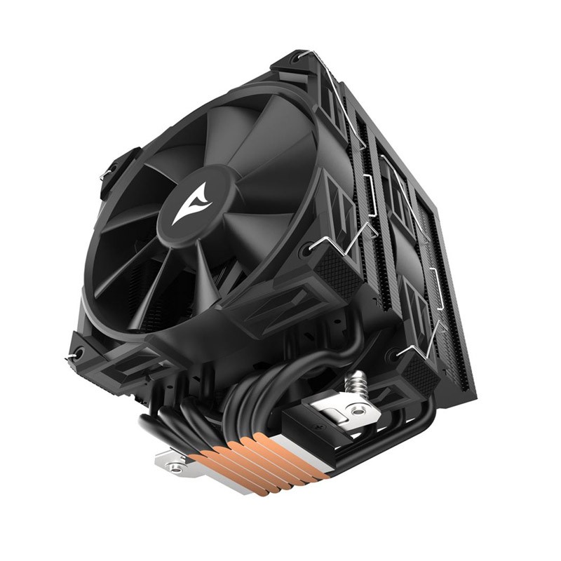 Hladilnik za procesor Sharkoon A60, 2x120mm, PWM, črn
