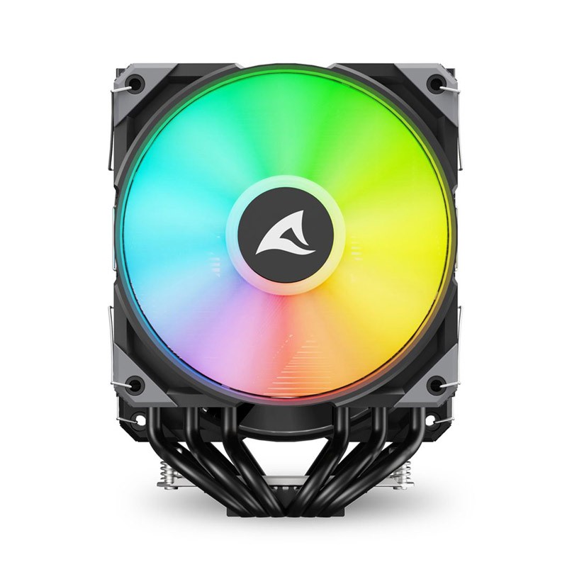 Hladilnik za procesor Sharkoon A60 RGB, 2x120mm, PWM, črn