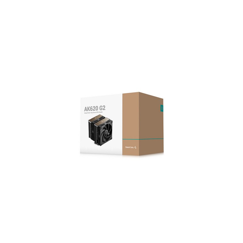 Hladilnik za procesor DeepCool AK620 G2, 2x 120mm, črn