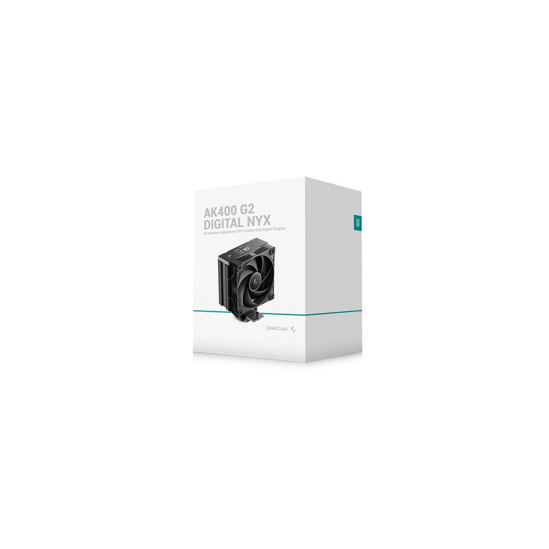 Hladilnik za procesor DeepCool AK400 G2 DIGITAL NYX, 120mm, LCD, črn
