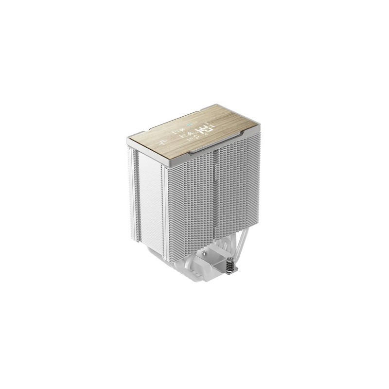 Hladilnik za procesor DeepCool AK700 DIGITAL WH, 120mm, LCD, bel