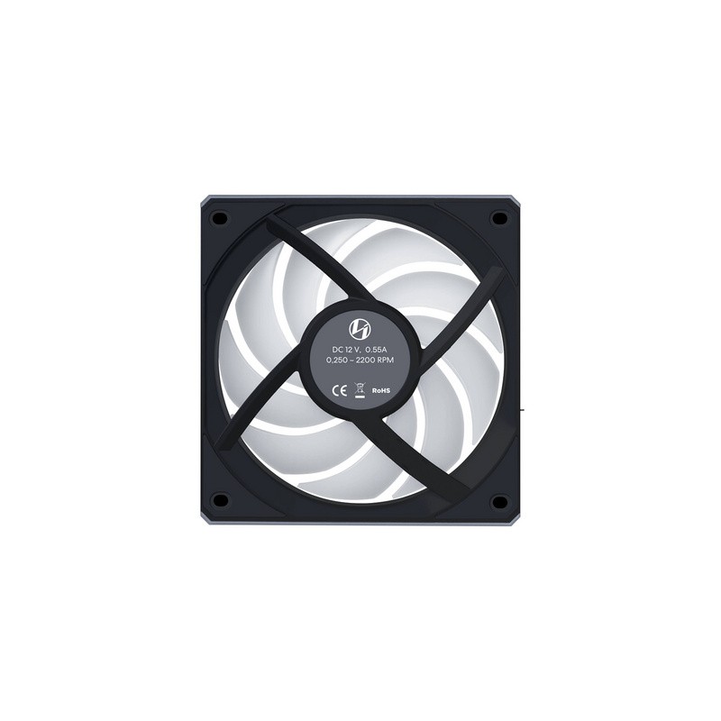 Ventilator za ohišje Lian Li Uni Fan CL 120 Reverse Blade, ARGB PWM, 120mm, črn