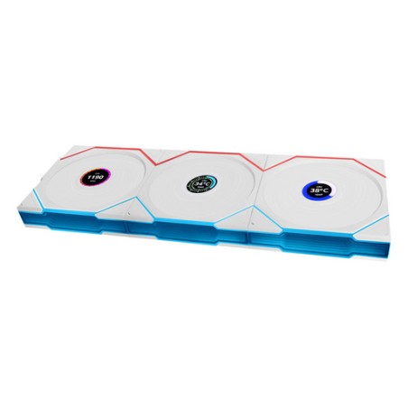 Ventilator za ohišje Lian Li Uni Fan TL 120 Reverse Blade, 3x + kontroler, bel