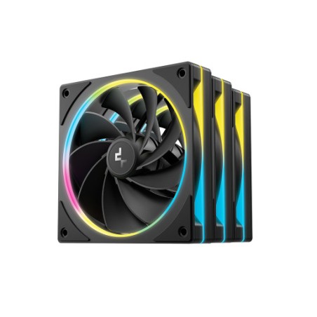 Ventilator za ohišje DeepCool FL12R SE 3-IN-1, ARGB, PWM, 120mm, 3 Pack, črn