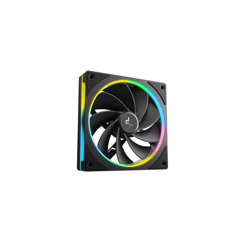 Ventilator za ohišje DeepCool FL12R SE 3-IN-1, ARGB, PWM, 120mm, 3 Pack, črn