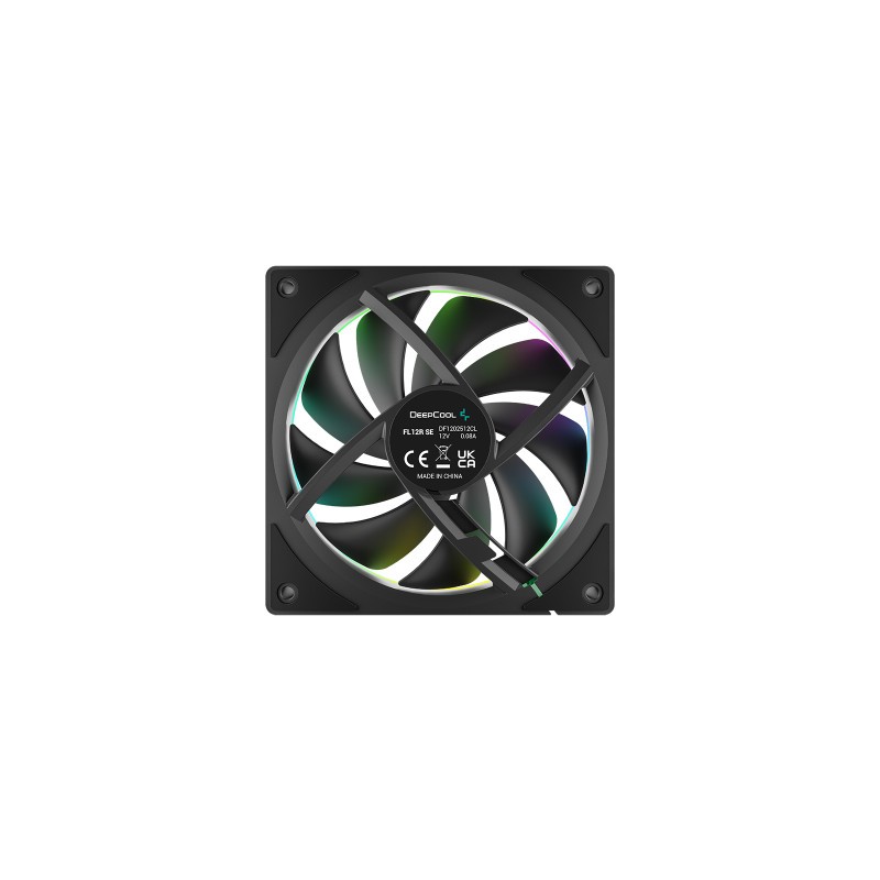 Ventilator za ohišje DeepCool FL12R SE 3-IN-1, ARGB, PWM, 120mm, 3 Pack, črn