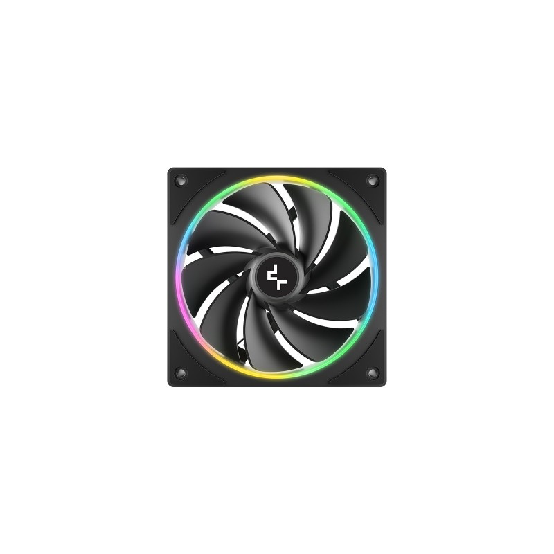 Ventilator za ohišje DeepCool FL12R SE 3-IN-1, ARGB, PWM, 120mm, 3 Pack, črn