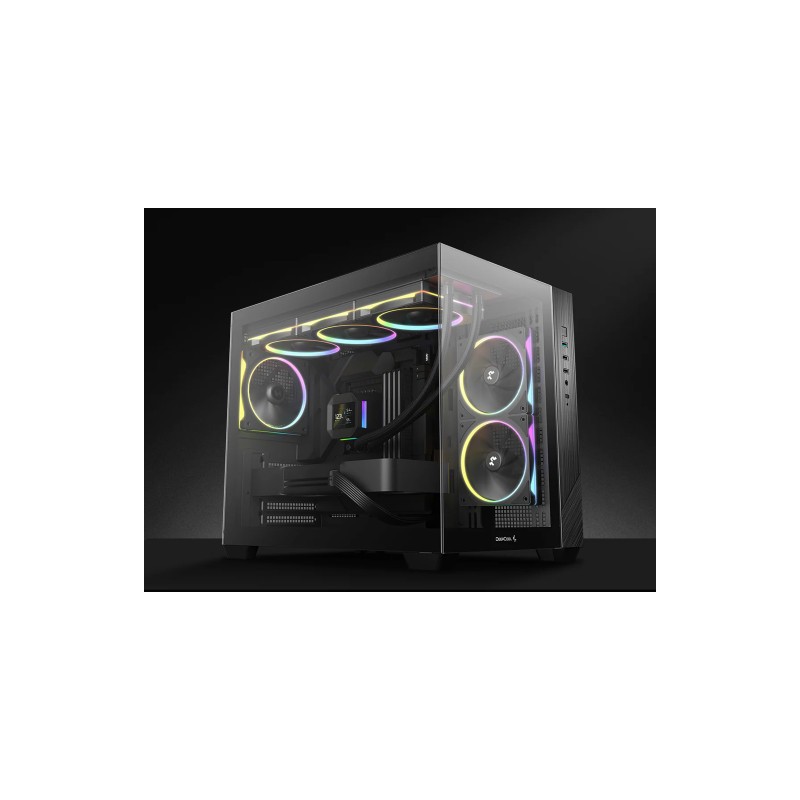 Ventilator za ohišje DeepCool FL12R SE 3-IN-1, ARGB, PWM, 120mm, 3 Pack, črn