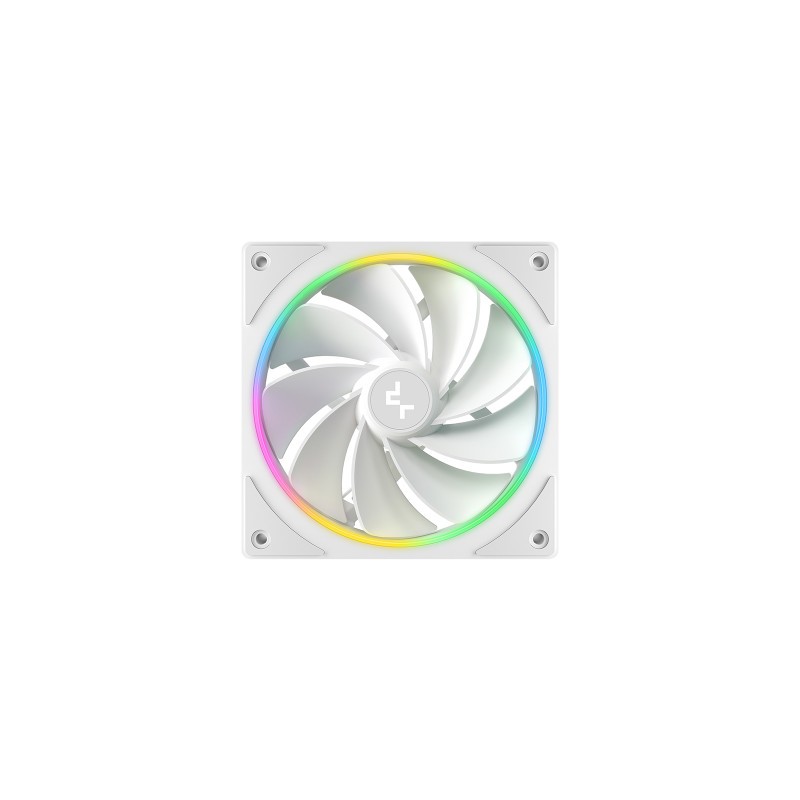 Ventilator za ohišje DeepCool FL12R SE WH 3-IN-1, ARGB, PWM, 120mm, 3 Pack, bel