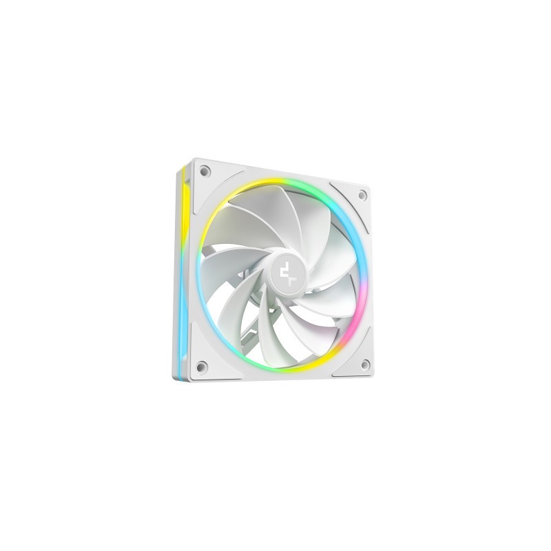 Ventilator za ohišje DeepCool FL12R SE WH 3-IN-1, ARGB, PWM, 120mm, 3 Pack, bel